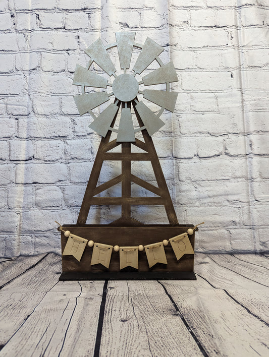 Windmill Shelf Sitter Interchangeable