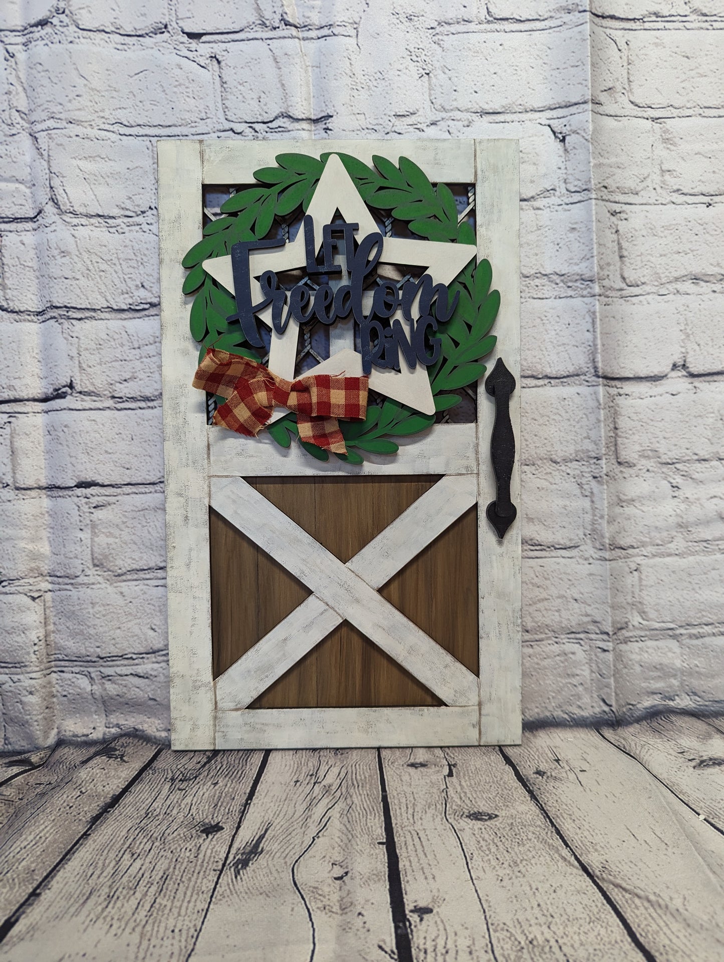 Barn Door Hanger or Shelf Leaner