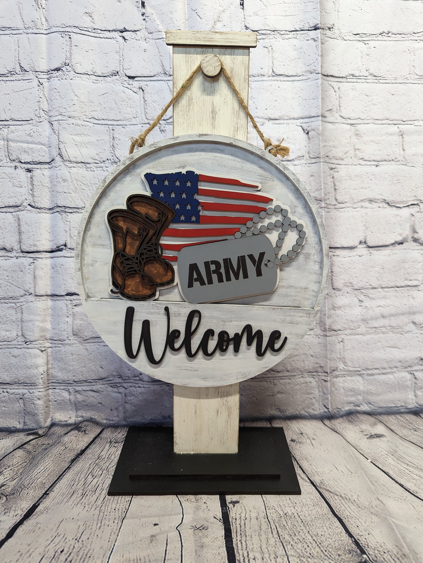 10.5 Inch Chippy Interchangeable Door Hanger