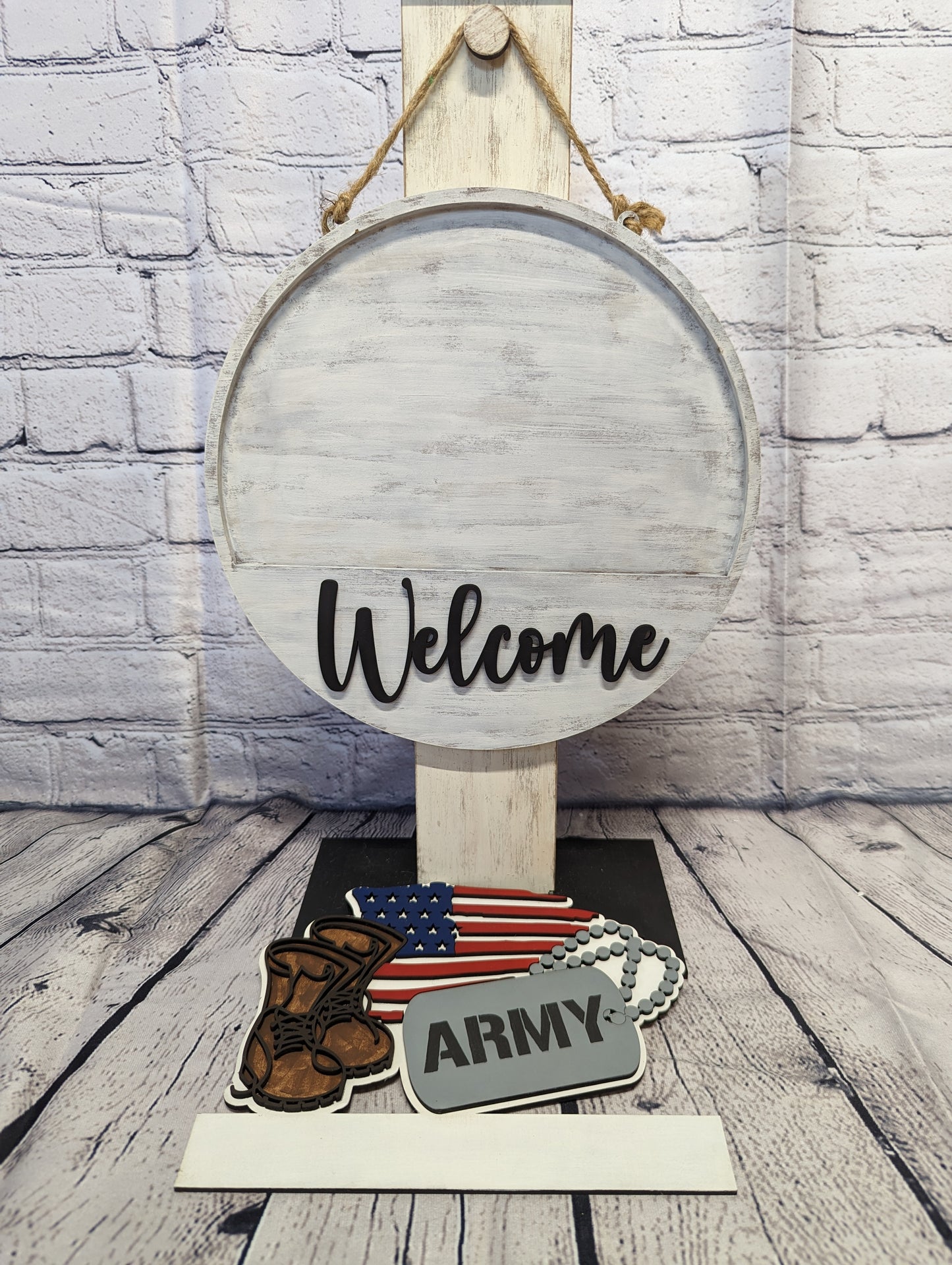10.5 Inch Chippy Interchangeable Door Hanger